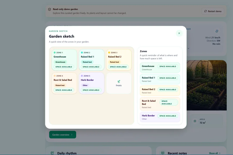 PlantMate — Full-Stack Garden Planning Application